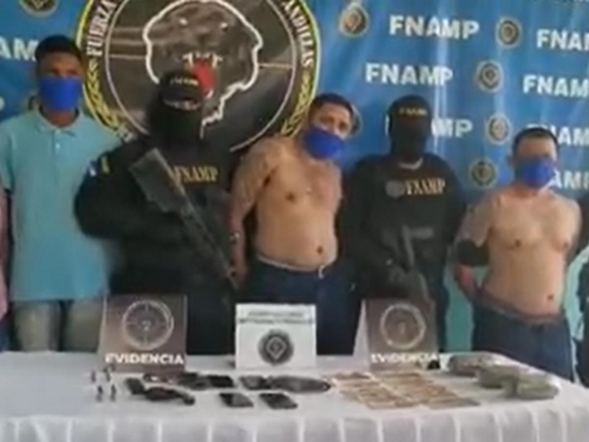 El día que capturaron y presentaron a Kevin Alberto Bodden Martínez.