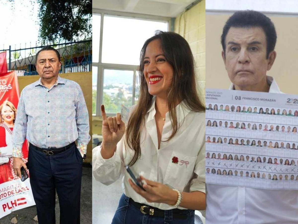 Figuras reconocidas ejercen el voto en un día clave para Honduras