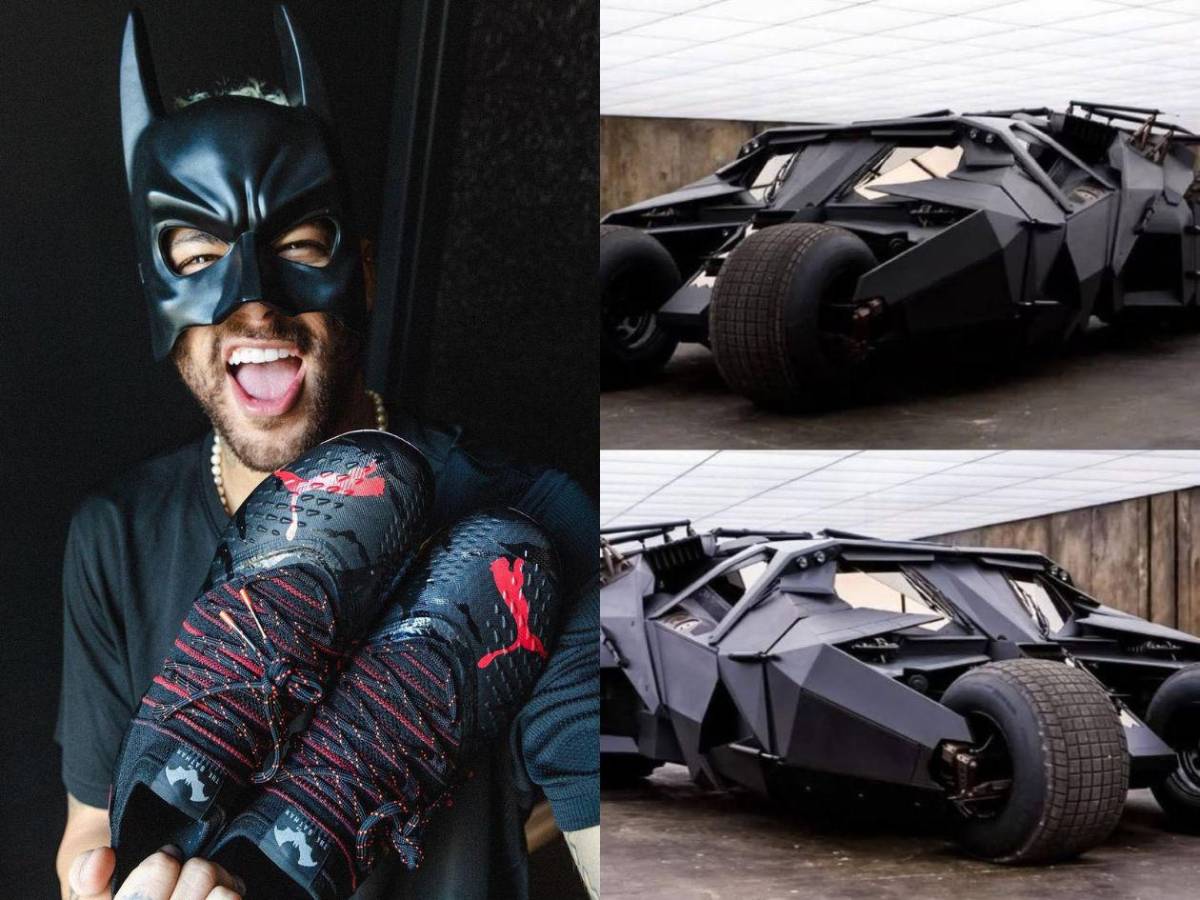 Neymar compra excéntrico Batimóvil ilegal: Por esta razón no lo puede usar