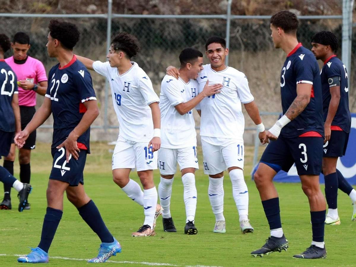 Sub-20 de Honduras arrolla a República Dominicana