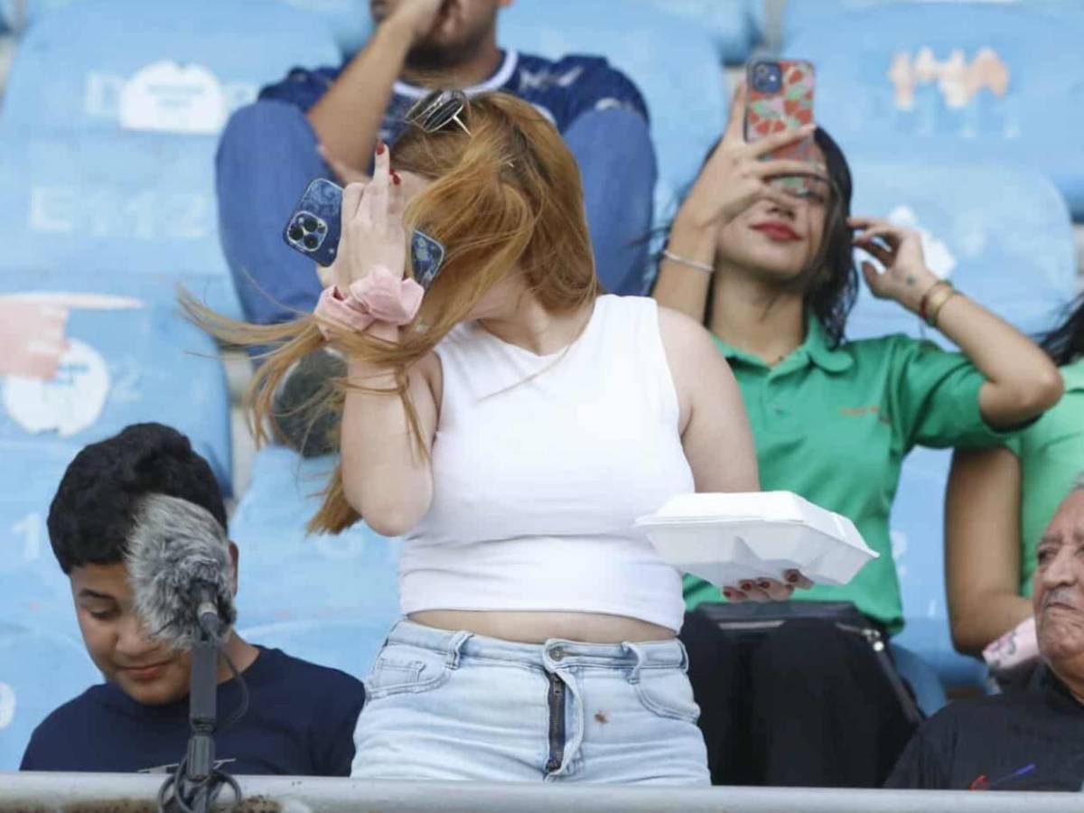 Platense vs Motagua: Tres influencers, la rubia misteriosa, hija de periodista y madre de jugador