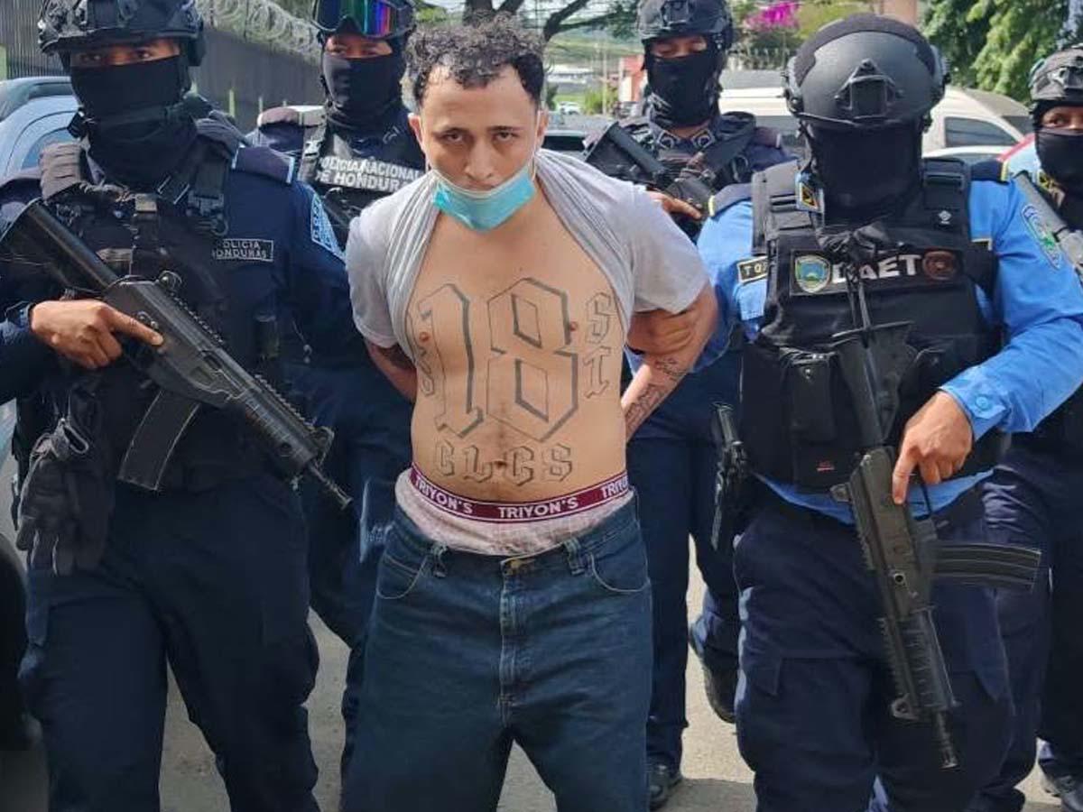 Acusan de terroristas a “Maldad”, “El Chino” y “Chauder” de la pandilla 18 en Tegucigalpa