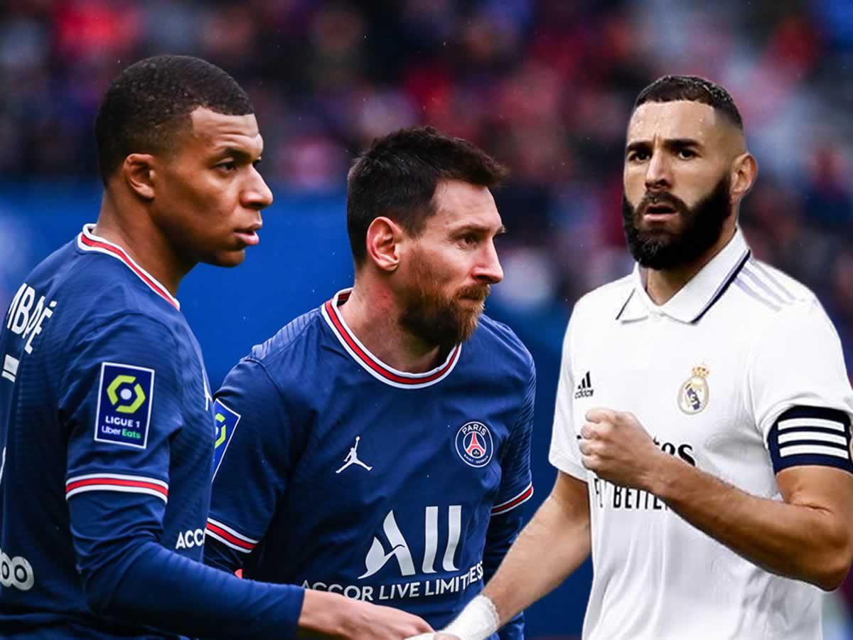Mbappé, máximo goleador de 2022: ¿cuántos marcaron Messi y Benzema?