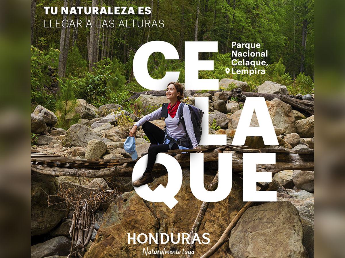 Una de las piezas de la campaña que invita a disfrutar uno de los parques nacionales que ofrece nuestra Honduras.