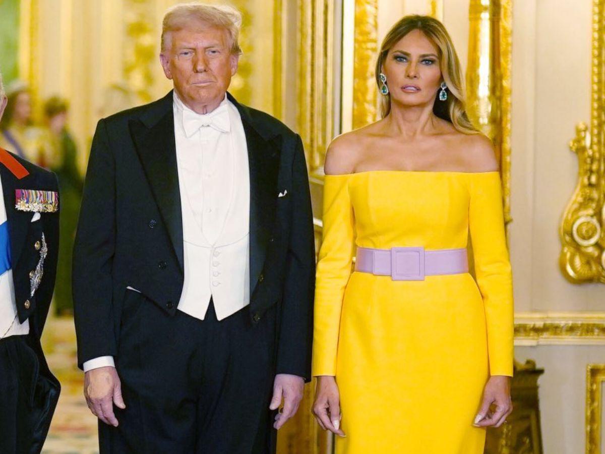 Melania Trump y Kate Middleton deslumbran en el banquete de Estado en Windsor