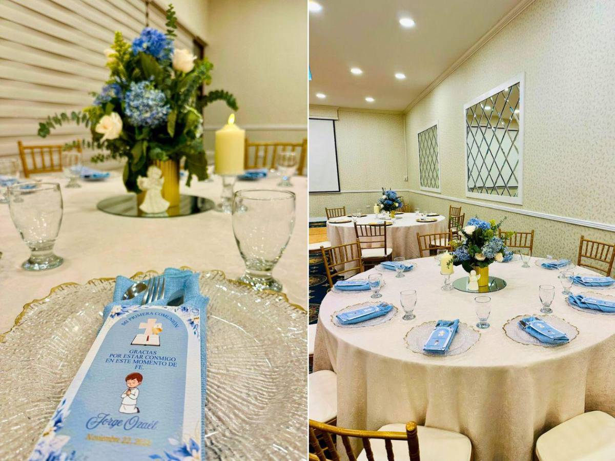 Celebrando la Primera Comunión de Jorge Ozael