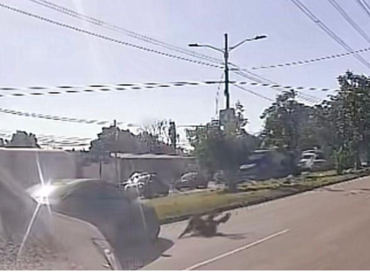 Ayudante de rapidito sufre brutal atropello y se levanta como si nada