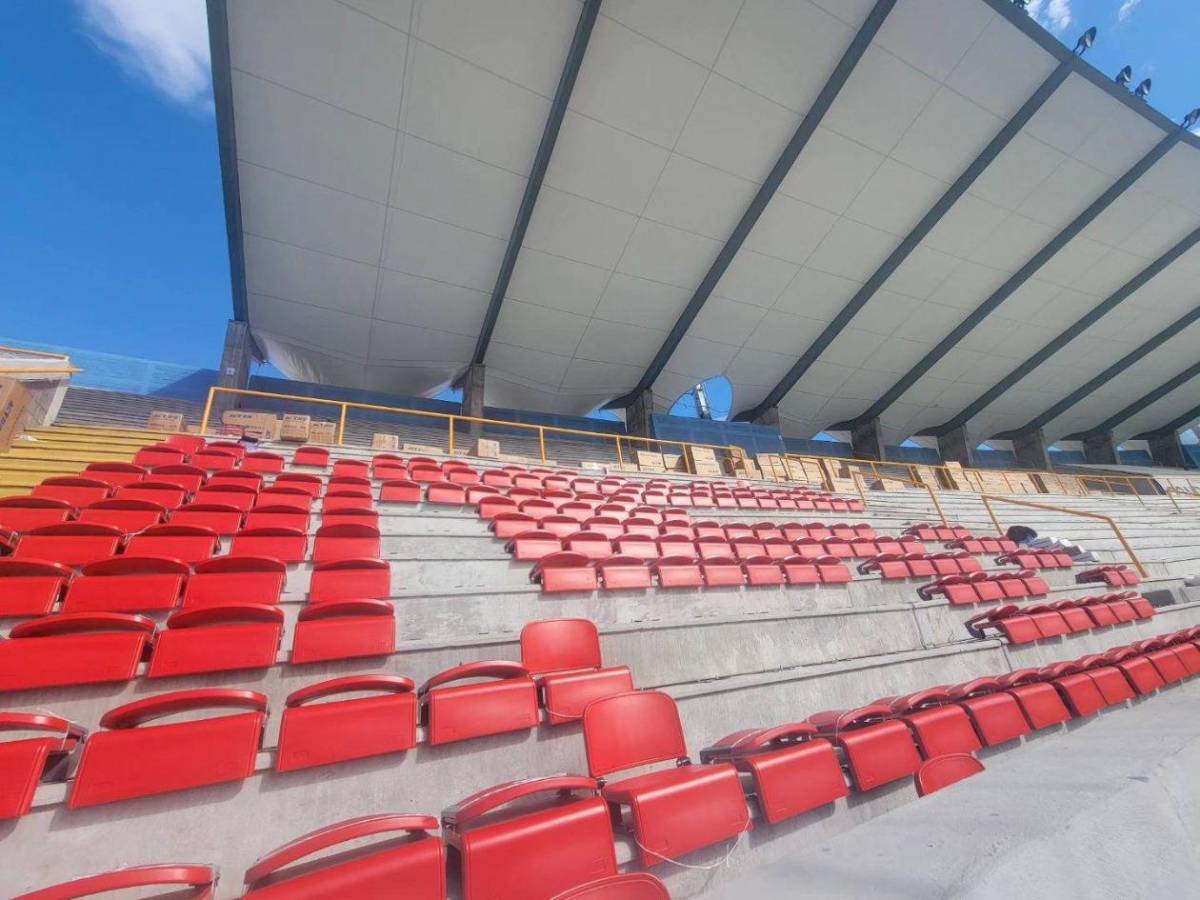 Así luce el Estadio Nacional con la instalación de sus nuevas butacas