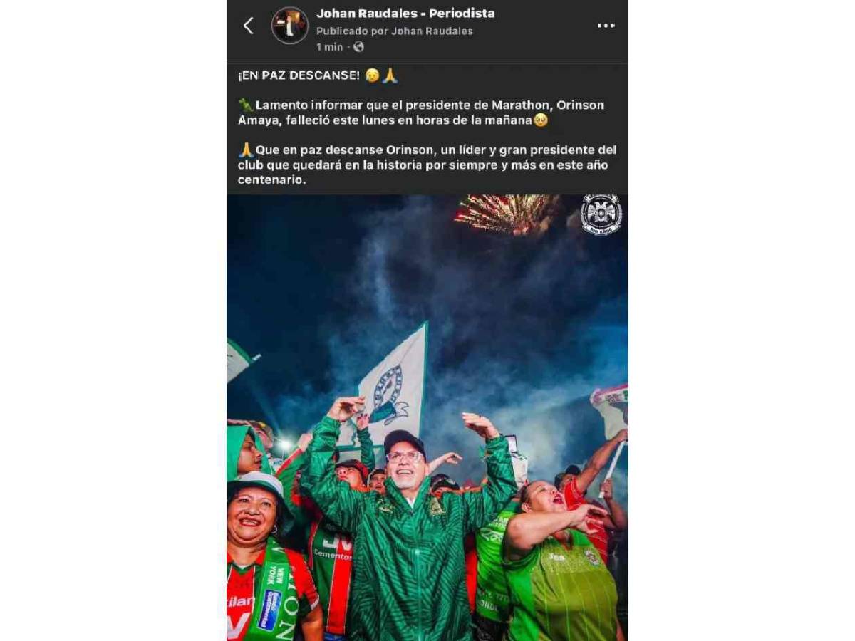 Consternación en Honduras por muerte de Orinson Amaya y hacen petición