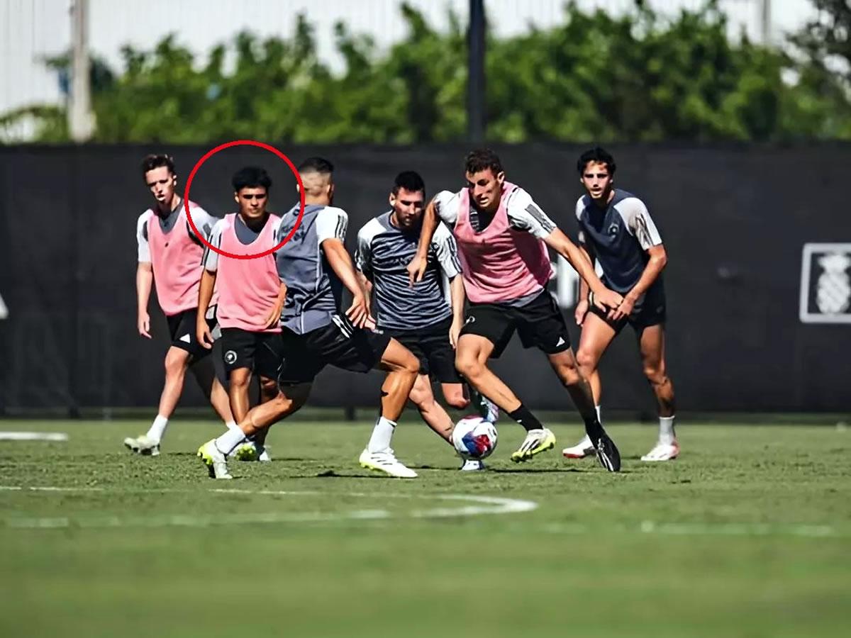 Inter Miami: otro hondureño que entrena junto a Messi y David Ruiz