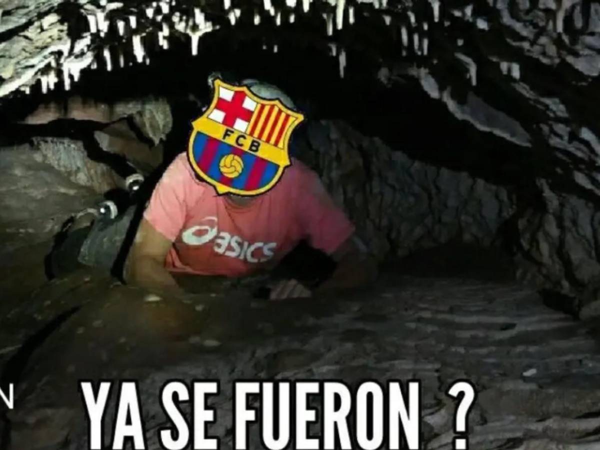 Barcelona recibe ácidas burlas tras ser eliminado de la Champions League