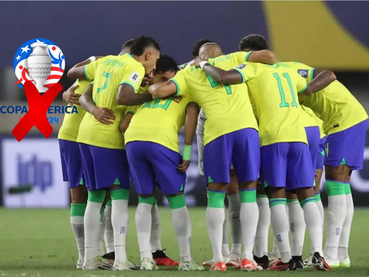 Brasil recibe duro golpe: figura queda fuera de la Copa América 2024