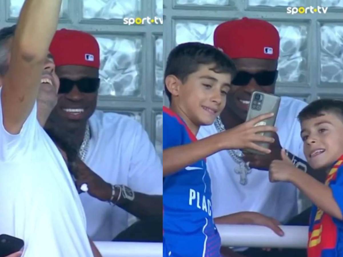 ¿Por qué Vinicius fue a ver partido de Julián Martínez? Furor por su presencia