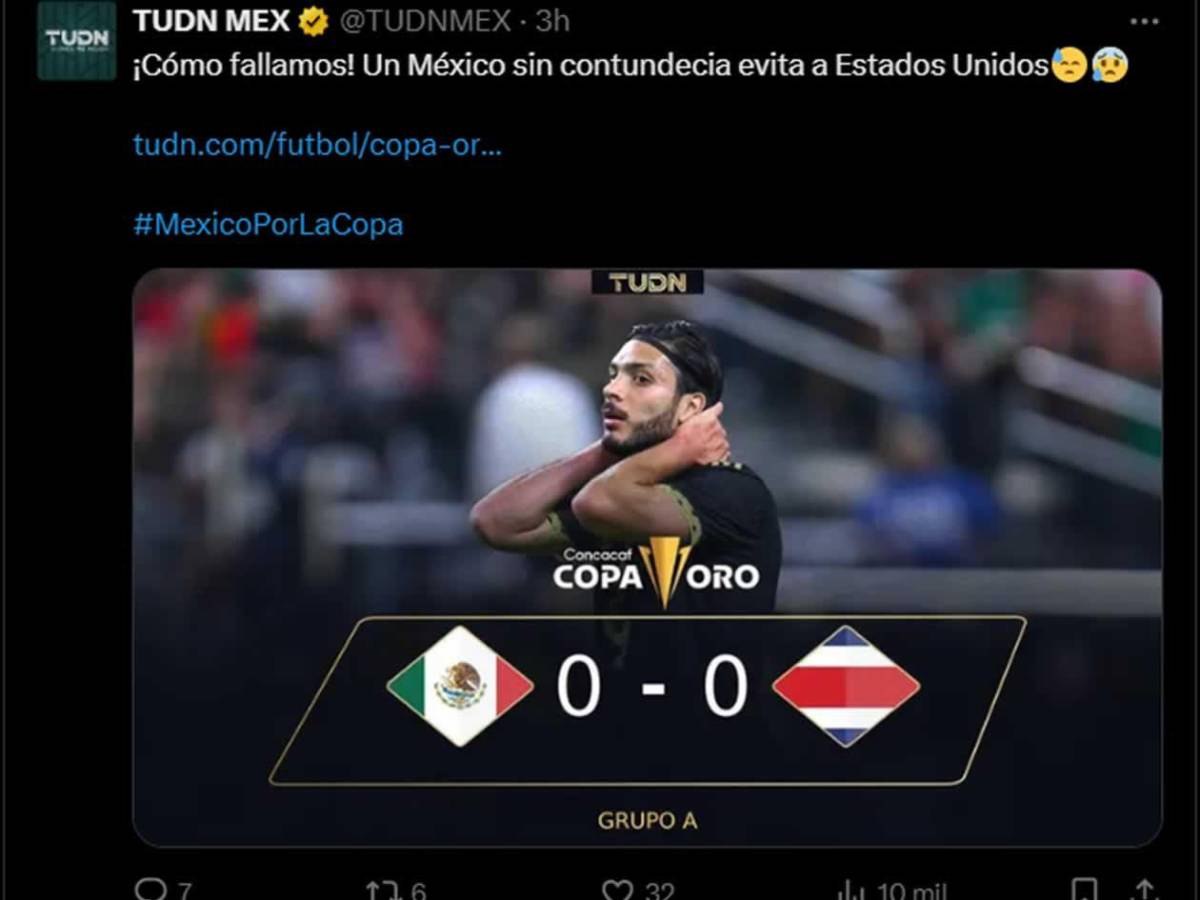 Reacción de prensa de México por empate y dardo a Costa Rica: lo que dijo Faitelson