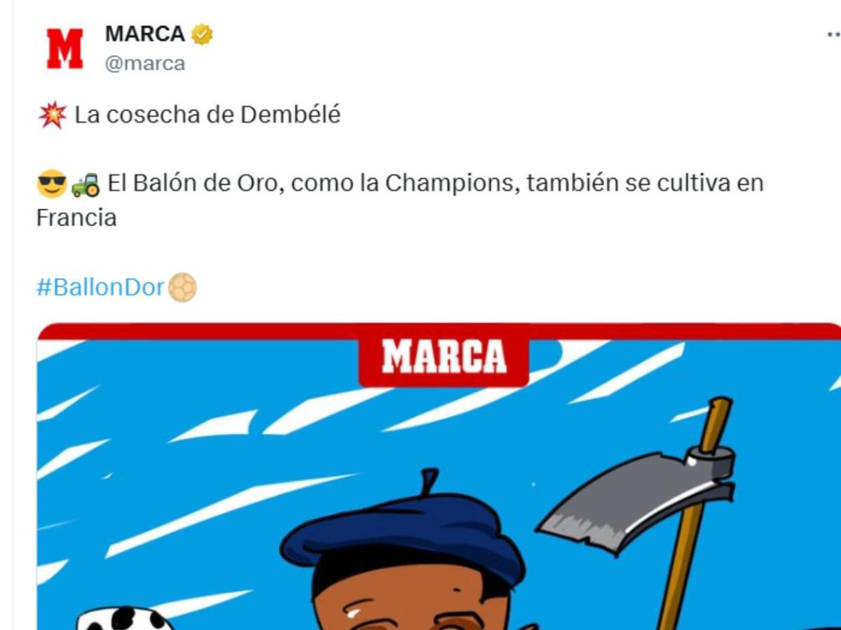 Robo: indignación tras el Balón de Oro ganado por Dembélé a Lamine Yamal