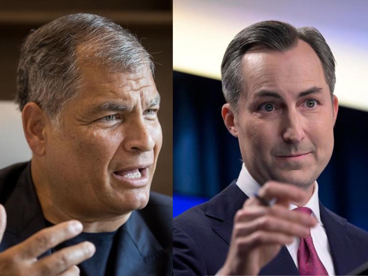 “¡No hay derecho!”, exclama Rafael Correa a la prohibición de entrada a USA