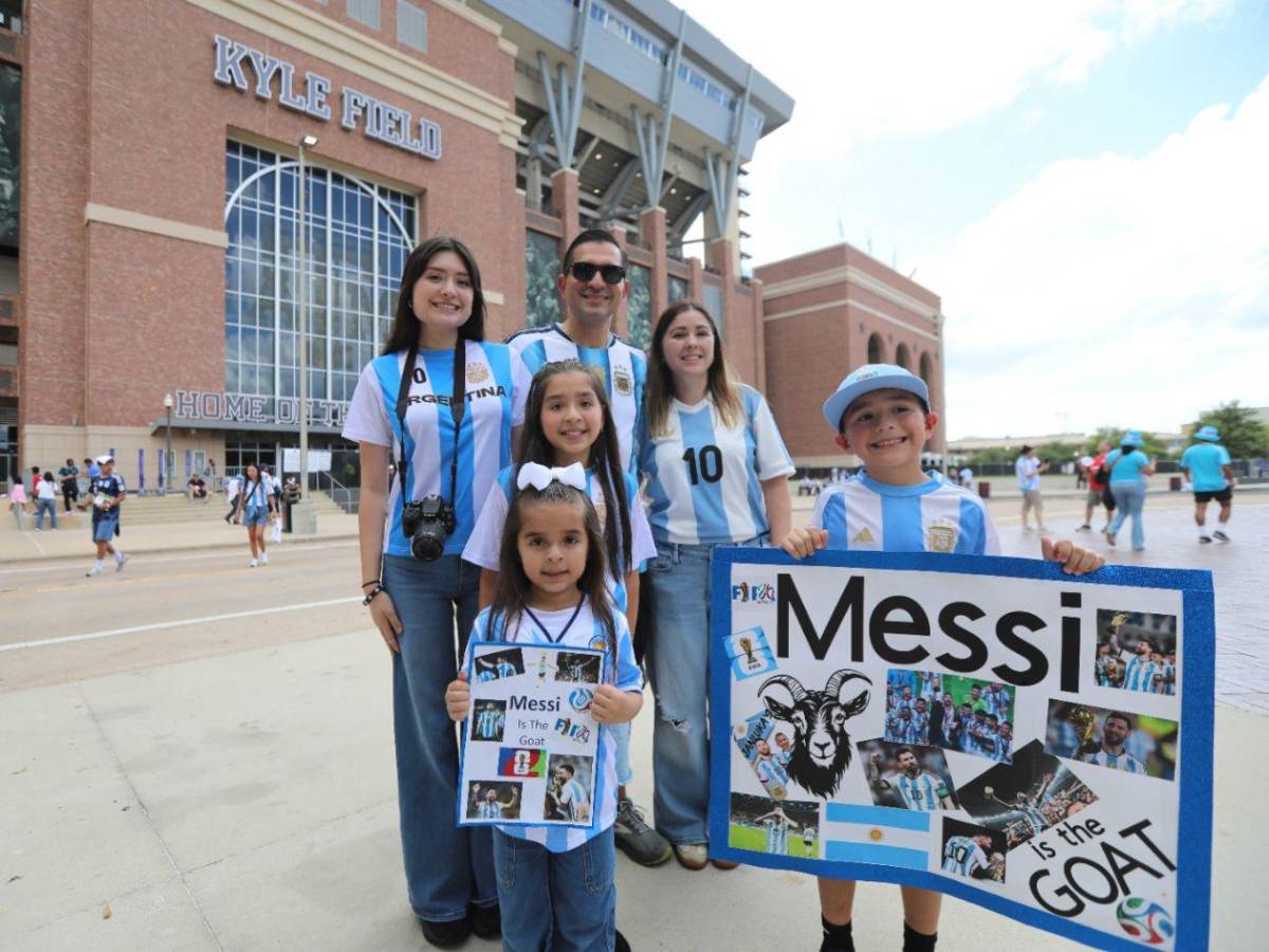 Honduras vs Argentina: ambientazo, locura por Messi y catrachos sorprenden