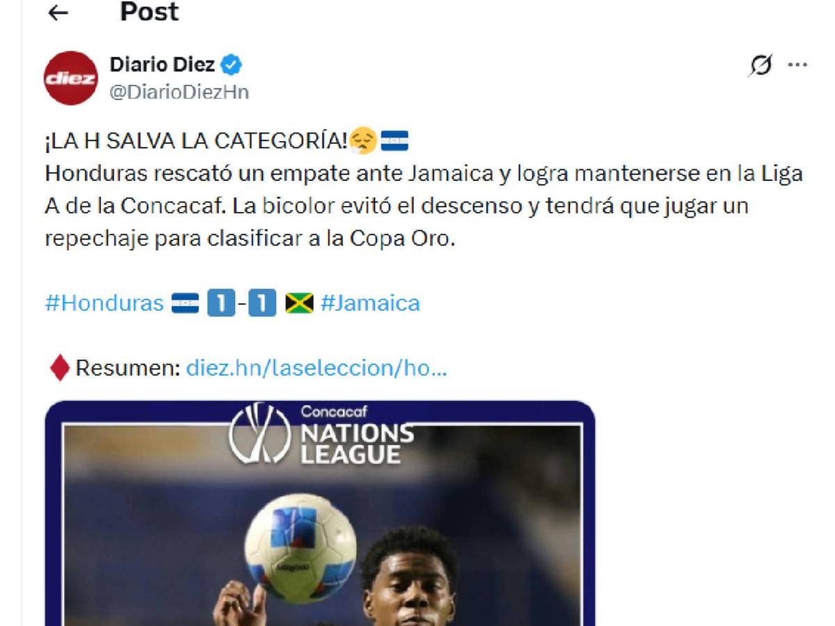 Señalan al culpable y decepción por Honduras: “Aprovecharon regalo del árbitro”