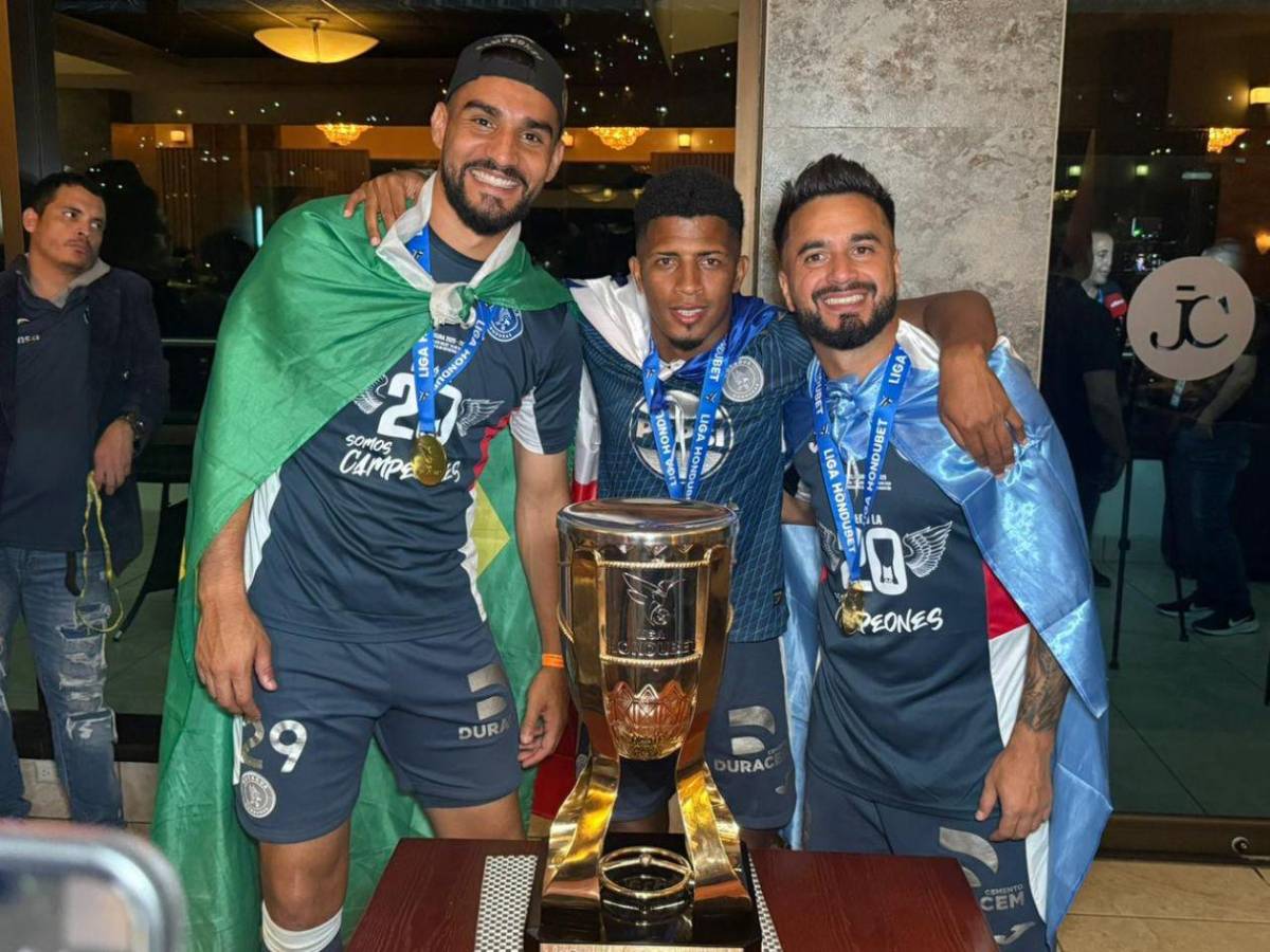 La celebración íntima del Motagua: parejas de futbolistas sorprendieron