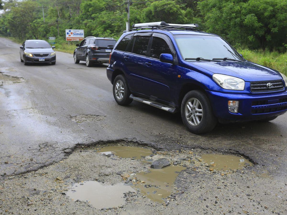 Fotos de la carretera a Jucutuma que enfrentó a Roberto Contreras y a Octavio Pineda