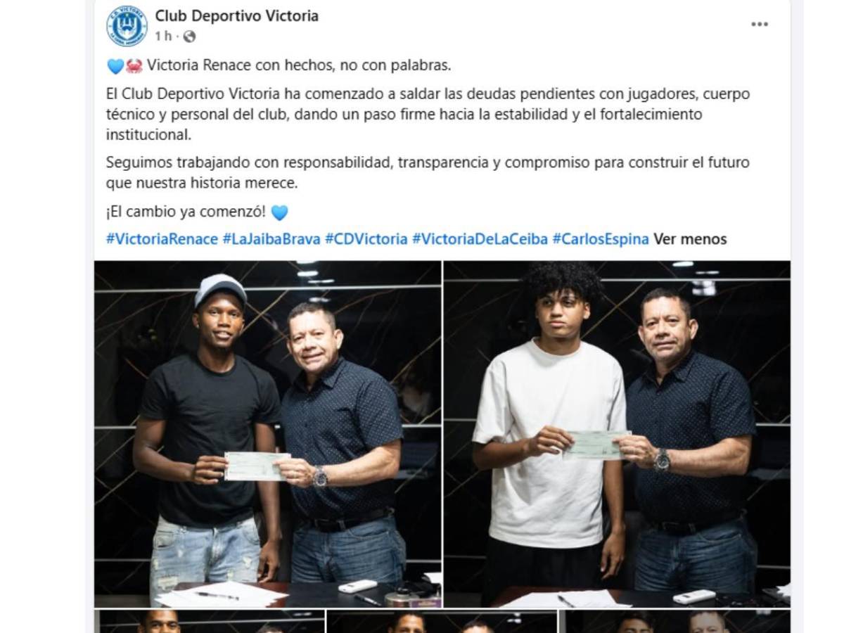 El Victoria de Carlos Espina supera al Olimpia y brinda enorme noticia