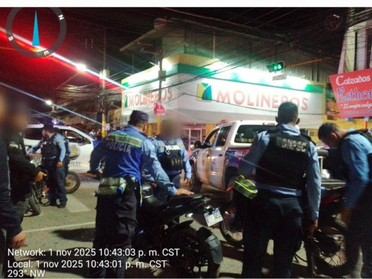 Salen a celebrar Halloween y terminan con las motos decomisadas en El Progreso