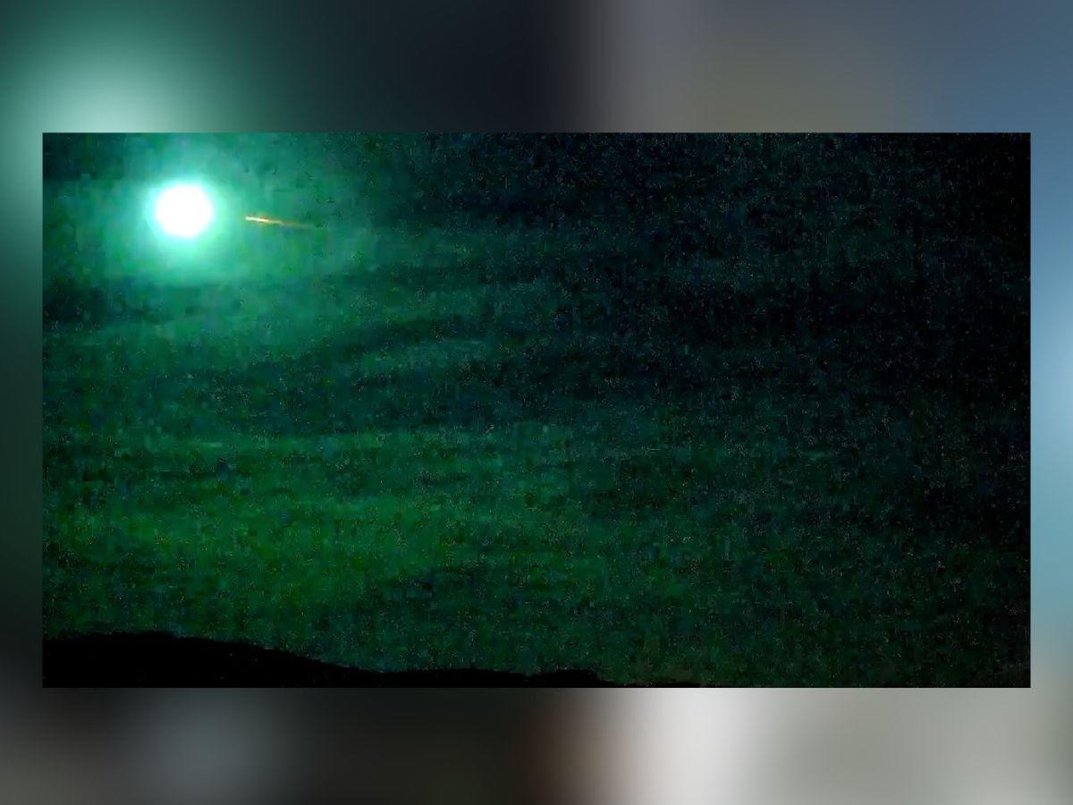 Así se vivió el momento en el que un meteorito cayó en Brasil