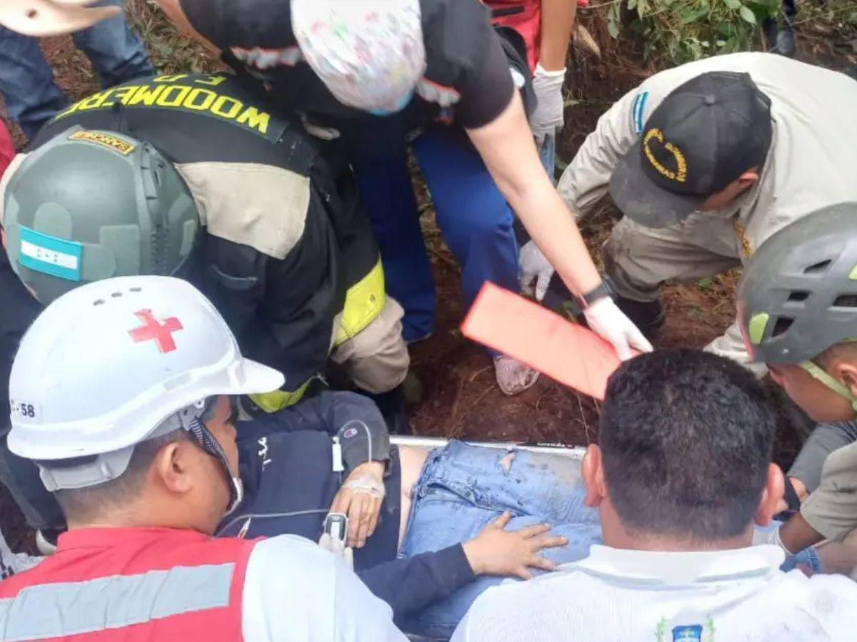 Listado de las personas heridas en accidente de bus en Intibucá