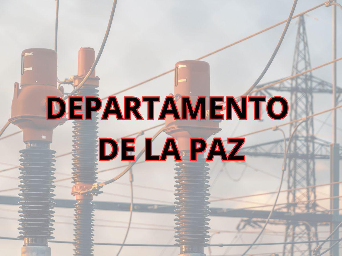 Masivos cortes de energía este sábado 20 de diciembre en estos departamentos de Honduras