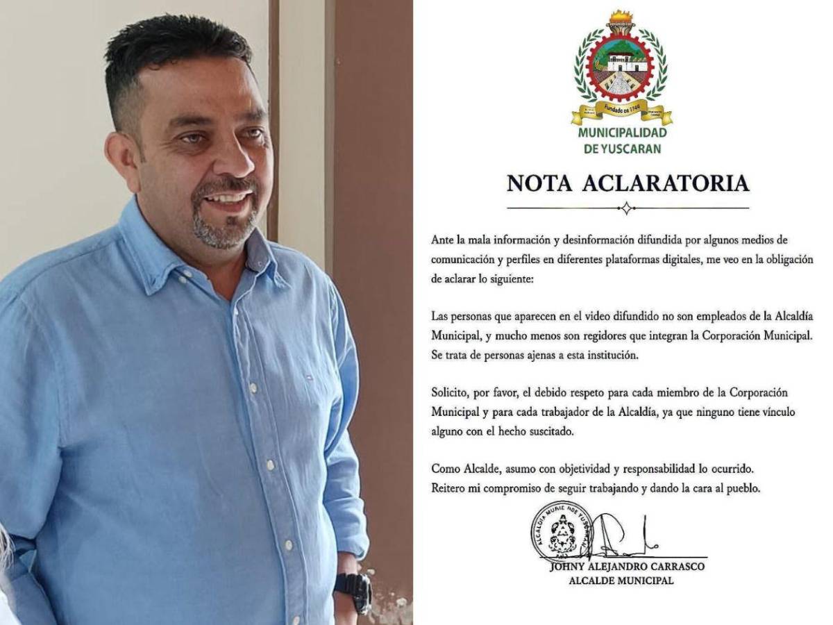 Alcalde de Yuscarán dice que seguirá dando la cara al pueblo