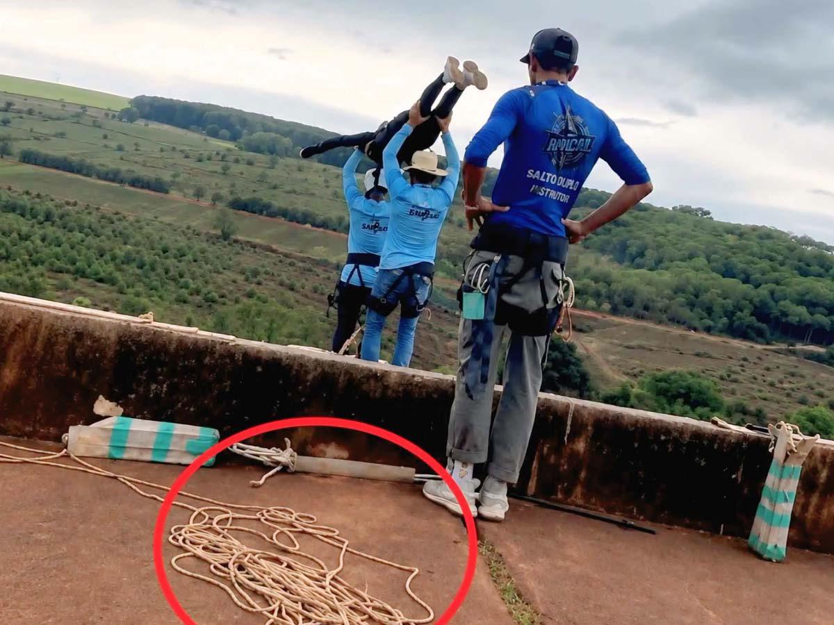 María Eduarda, la joven que murió tras ser lanzada de un “bungee jumping” sin cuerda