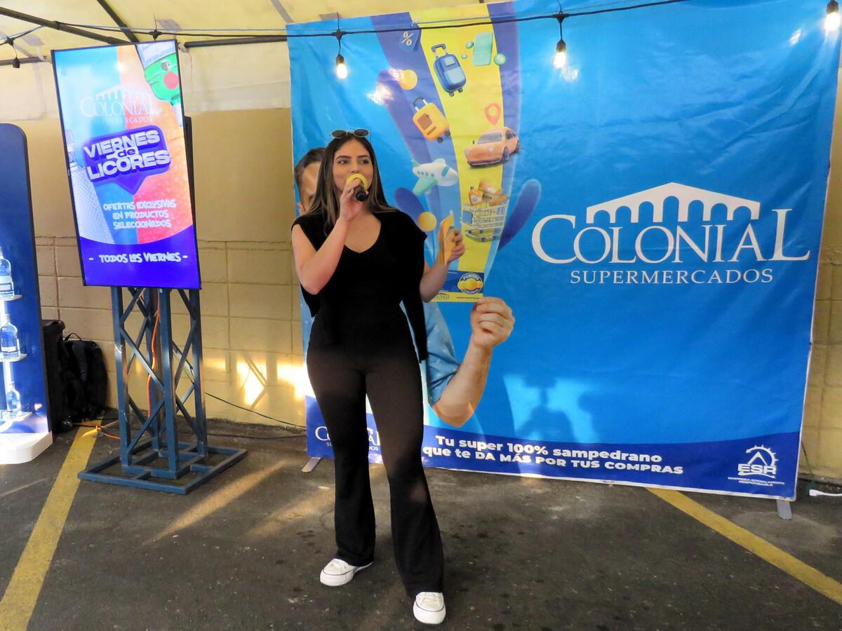 Mar Samadí Cobos, relacionadara pública de Supermercados Colonial.