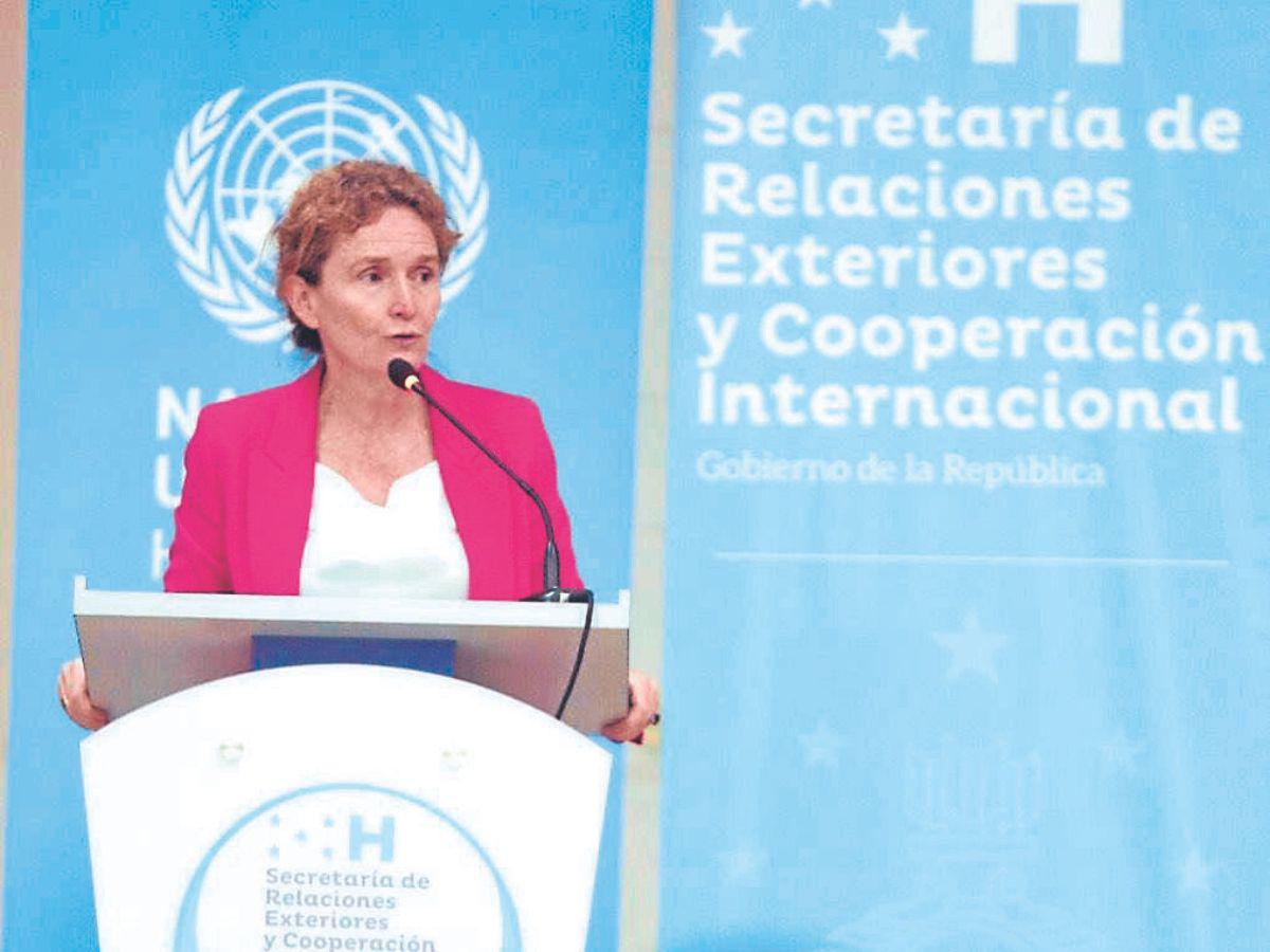Alice Shackelford es la coordinadora residente de las Naciones Unidas (ONU) en Honduras.