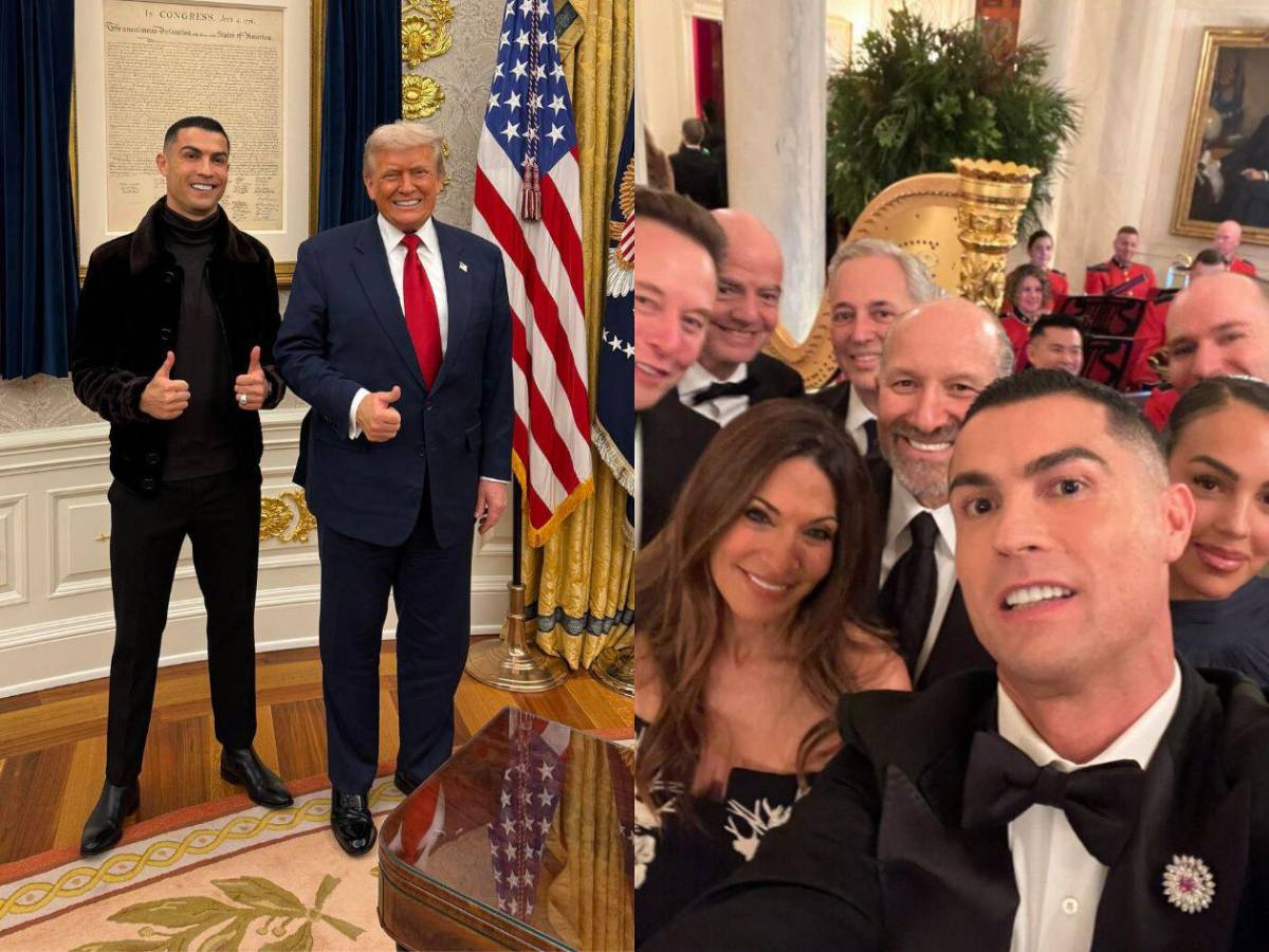 ¿Qué hacía Cristiano Ronaldo en una cena privada con Trump?