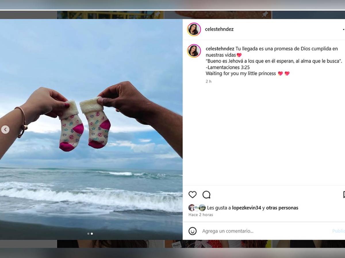 Bella chica anuncia embarazo con legionario hondureño: serán padres por primera vez