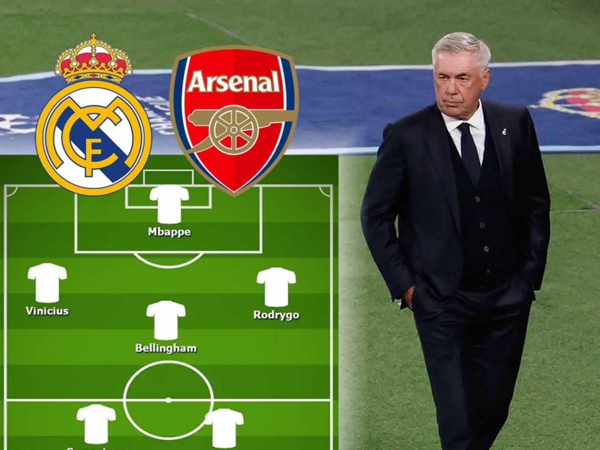 Confirmado: El 11 del Real Madrid para remontar al Arsenal en Champions