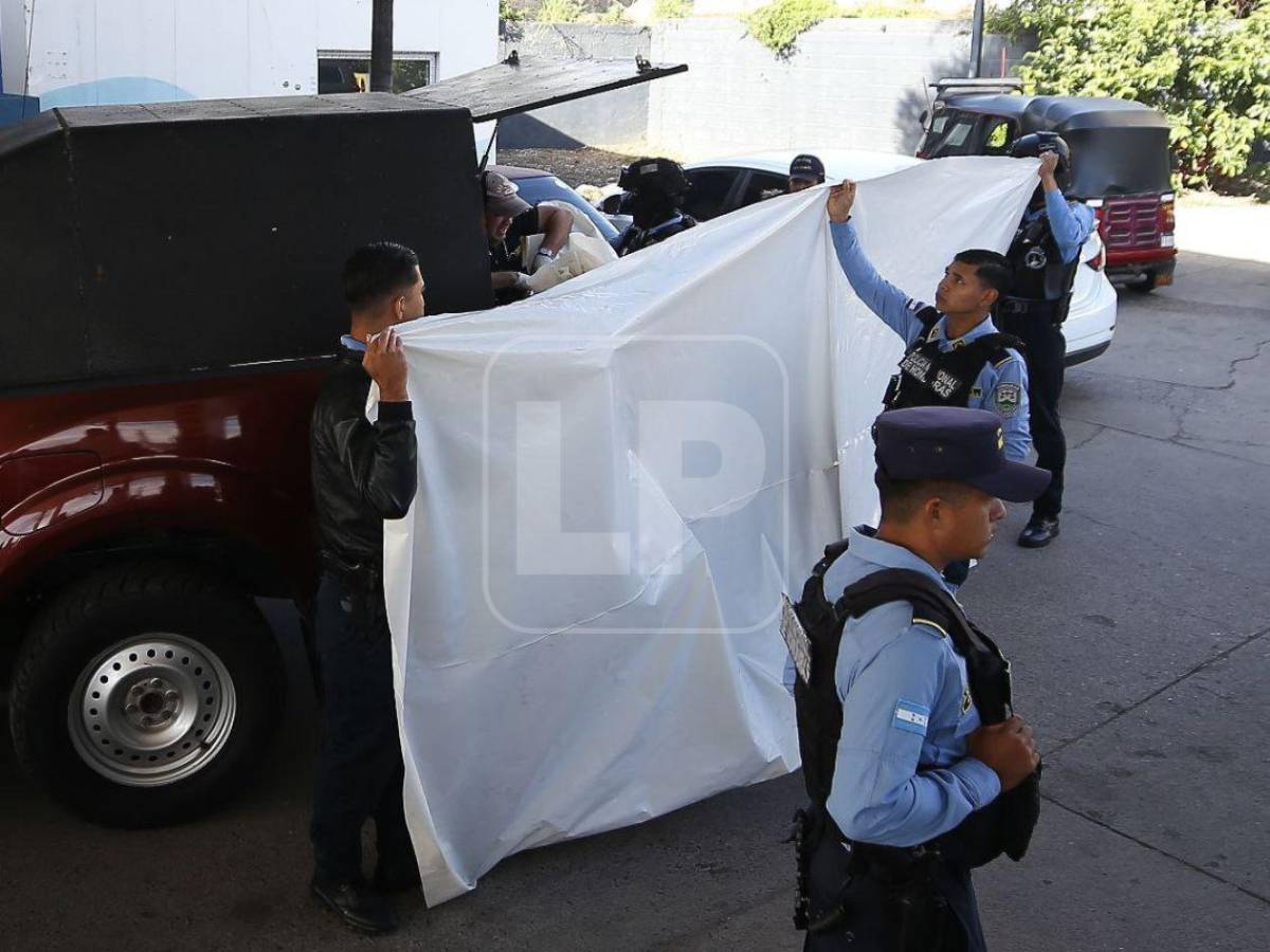 Desgarradora escena tras la muerte de mototaxista en Comayagüela