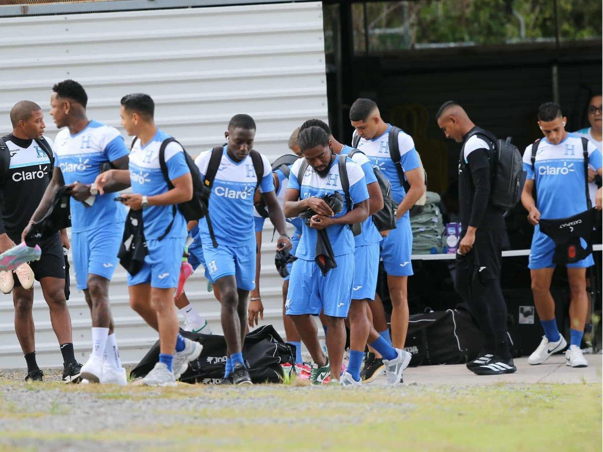 Último entreno de Honduras: bebé enamoró a Vega y Rueda; Edrick puso el ambiente