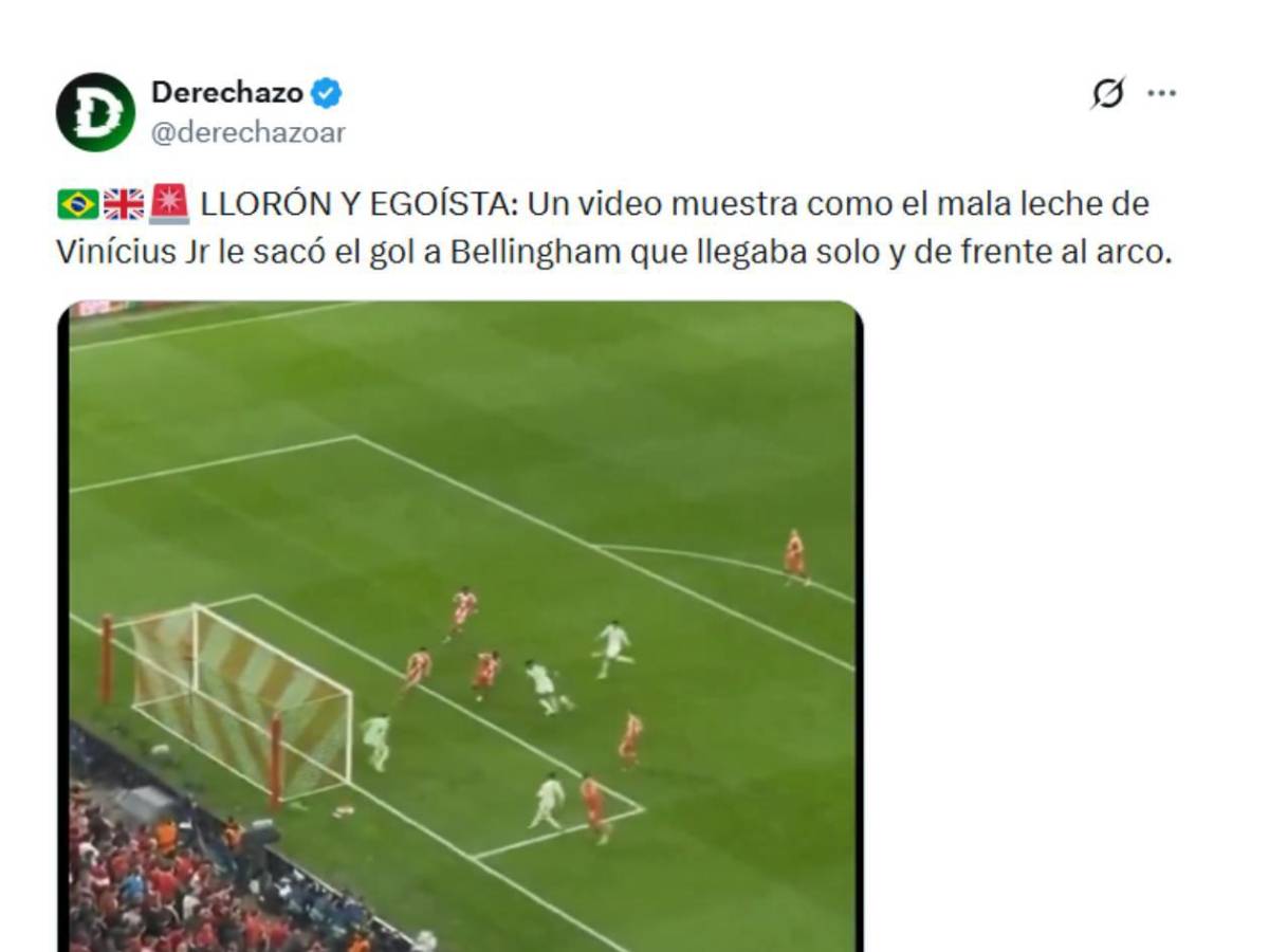 Agarrón entre Vinicius y Bellingham y arde Real Madrid: Ya cállate