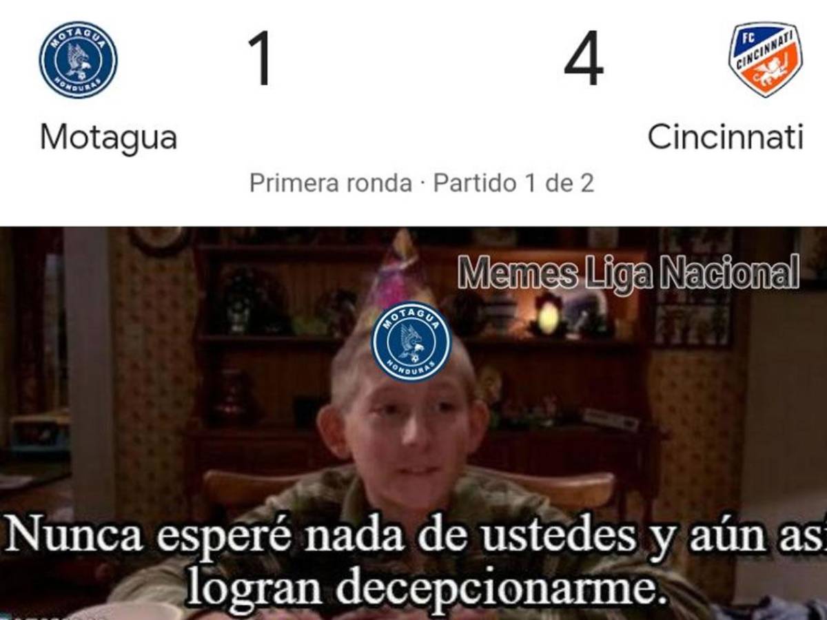 Los memes se ceban de Motagua y Diego Vázquez tras goleada de Cincinnati