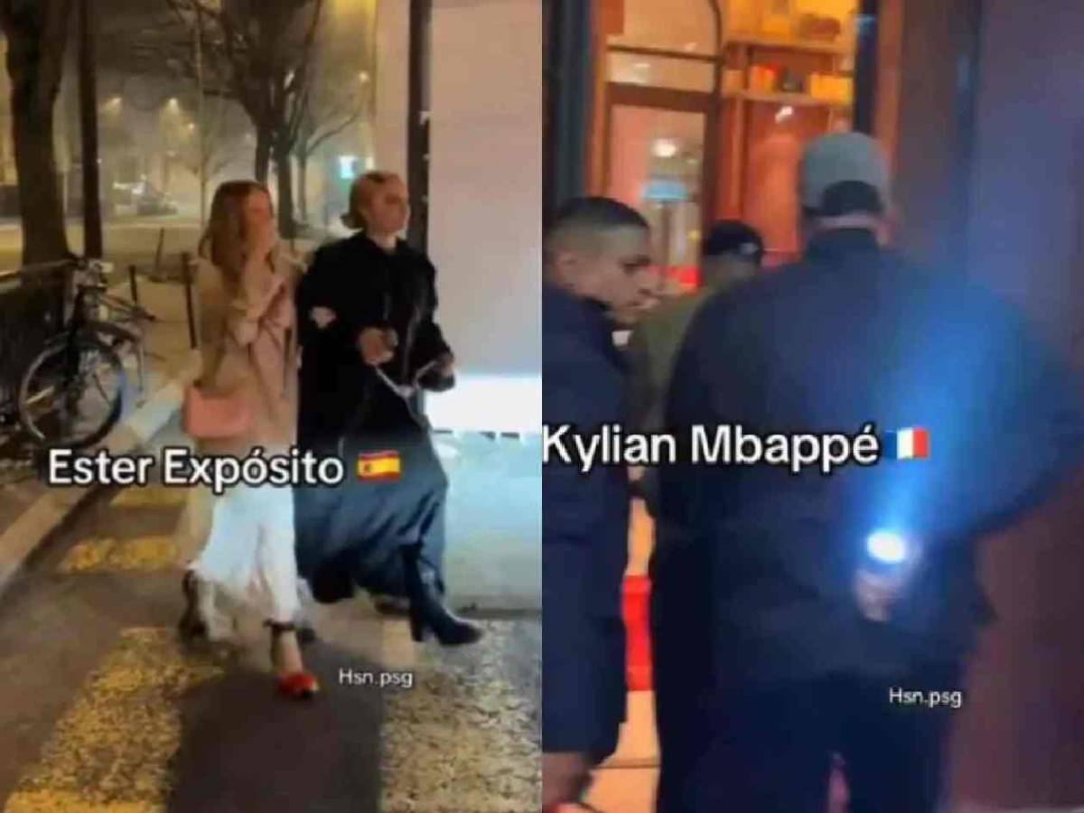 Revelan cómo se conocieron Mbappé y Ester Expósito: salen a la luz nuevas fotos