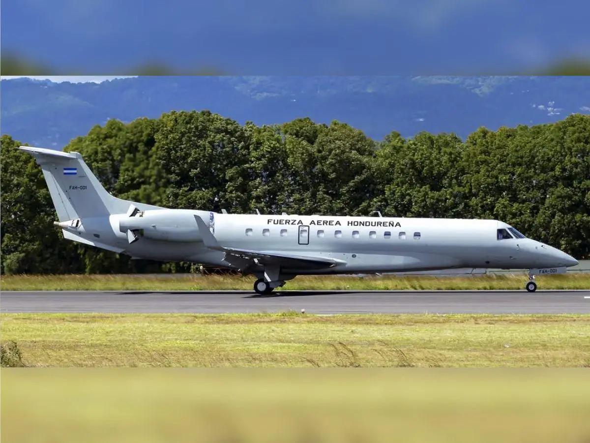 Honduras pone en subasta internacional el avión presidencial Embraer Legacy 600