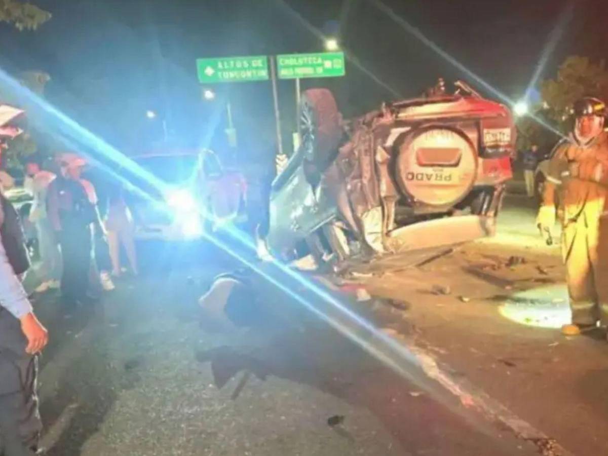 Tránsito revela nuevos detalles sobre accidente en Altos de Toncontín