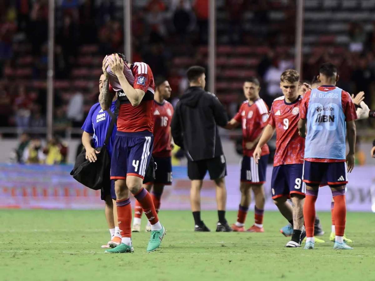 Honduras, afuera del Mundial: decepción, llanto de Rueda y bronca en Costa Rica