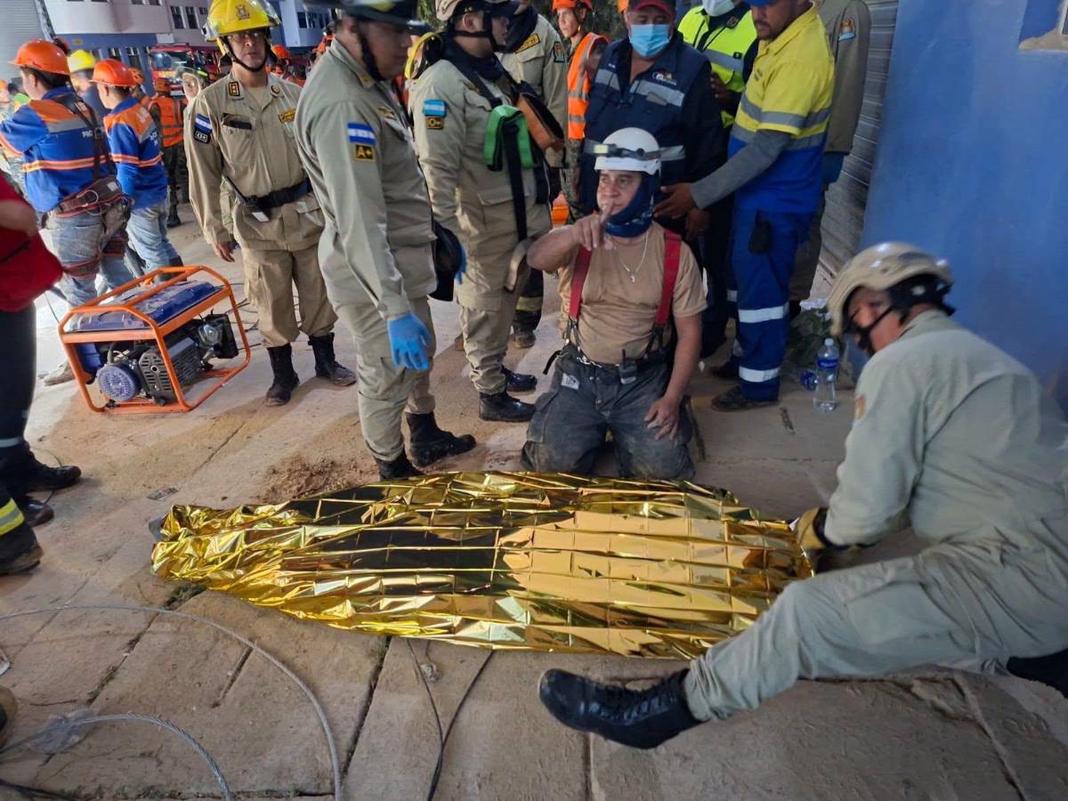 Así hallaron a Claudia Suyapa Garay, víctima soterrada por derrumbe en Tegucigalpa