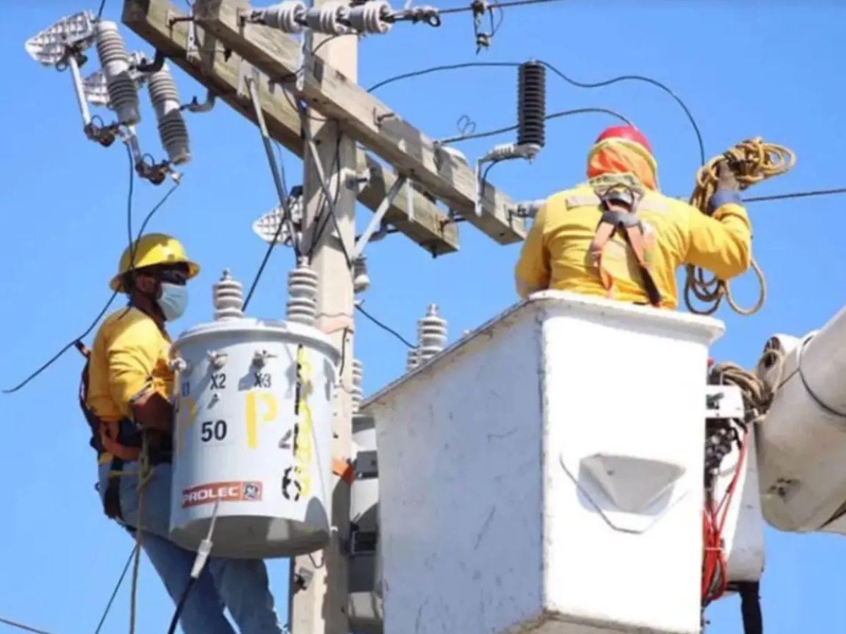 Zonas de Honduras sin energía este lunes 12 de octubre