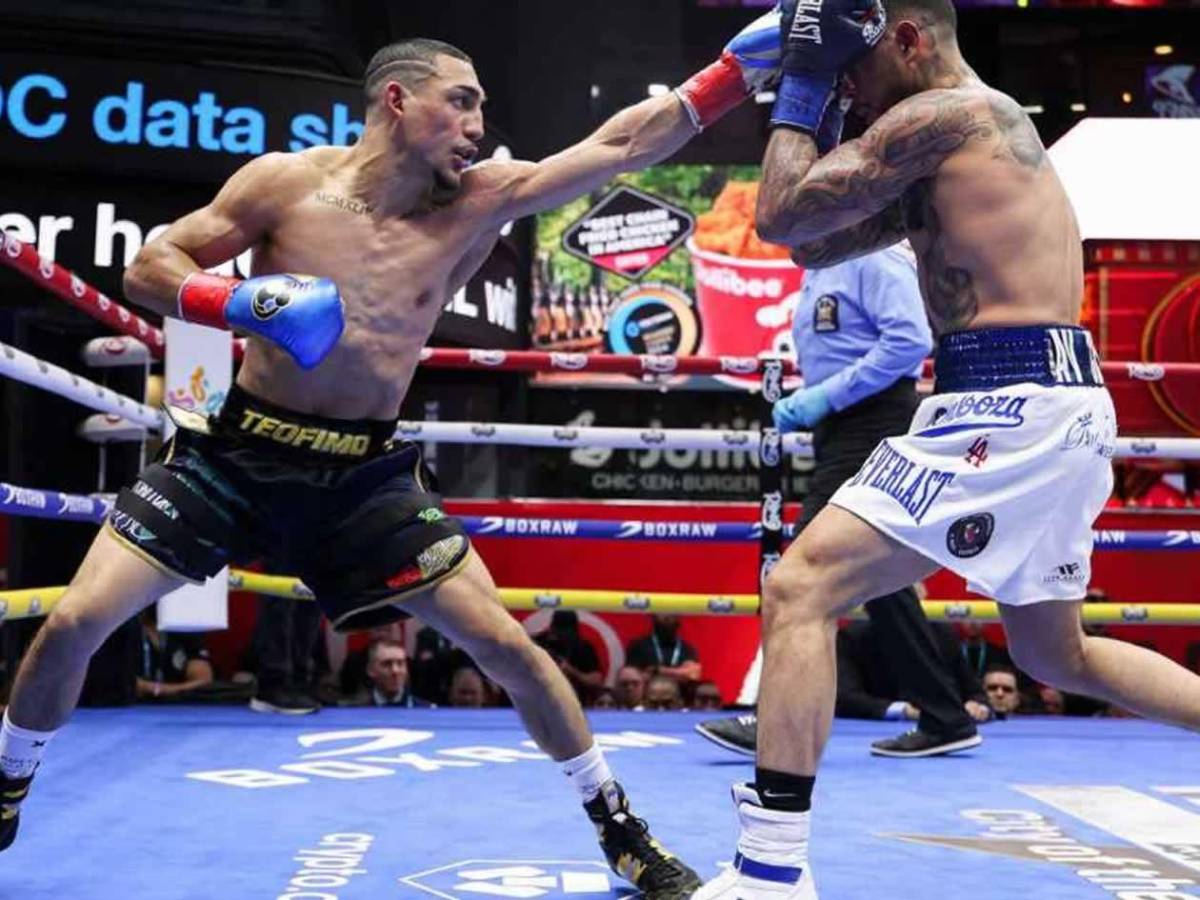 Así ganó Teófimo López a Barboza, su emocionante festejo y locura por el hondureño