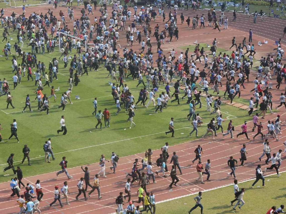 Messi provoca caos: destrozos, detenido y lo que lo pasó con el argentino