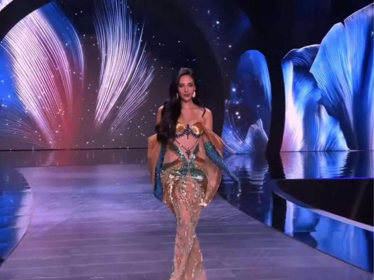 Alejandra Fuentes impacta en Tailandia con majestuoso vestido de gala
