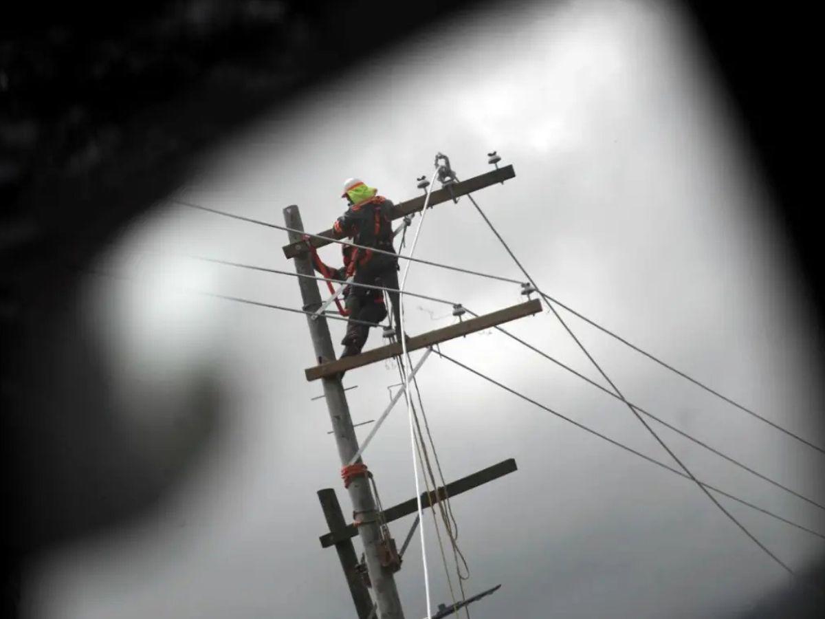 Zonas de Honduras sin energía este lunes 12 de octubre